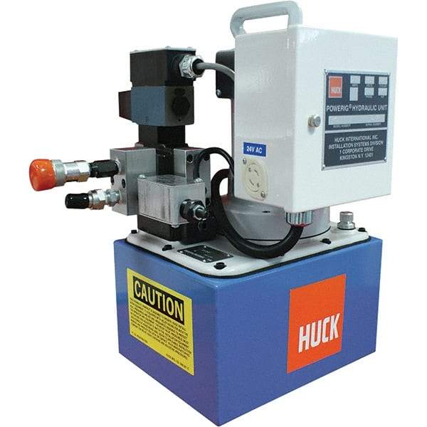 Marson - 115 hp, 5,000 Max psi, 1.5 GPM, Hydraulic Power Unit - 1.5 Gal Tank, 1 Phase, 220 Volt - USA Tool & Supply