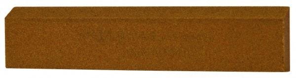 Norton - 4-1/2" Long x 1" Wide x 5/16" Thick, Aluminum Oxide Sharpening Stone - Rectangle, Medium Grade - USA Tool & Supply