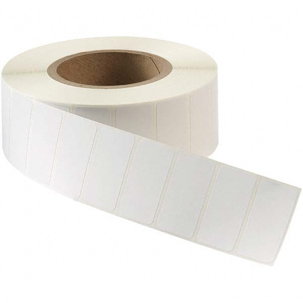 AVERY - Pack of (4) Rolls, 1" x 2" White Paper Thermal Labels, 3000 Labels per Roll - USA Tool & Supply