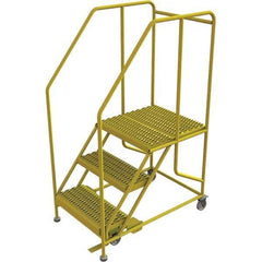 TRI-ARC - Rolling & Wall Mounted Ladders & Platforms Type: Rolling Work Platform Style: Steel Work Platform - USA Tool & Supply