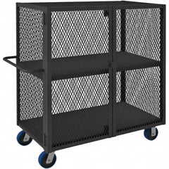 Durham - 2,000 Lb Capacity 2-Shelf Security Mesh Truck - USA Tool & Supply
