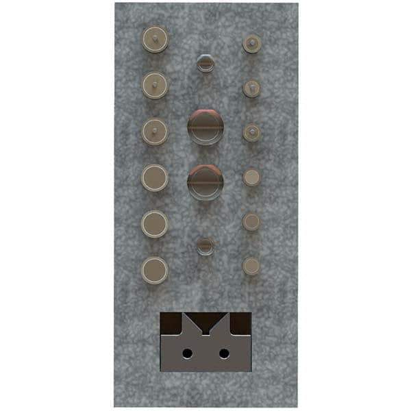 Phillips Precision - CMM Clamps Stud Thread Size: 1/4-20 Stud Length (Decimal Inch): 6.0000 - USA Tool & Supply