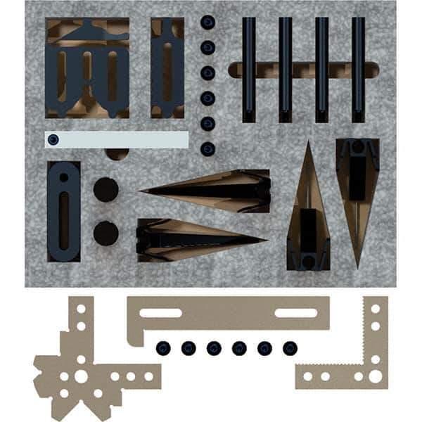 Phillips Precision - CMM Clamps Stud Thread Size: M6 Stud Length (Decimal Inch): 12 - USA Tool & Supply