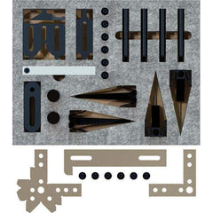 Phillips Precision - CMM Clamps Stud Thread Size: M6 Stud Length (Decimal Inch): 12 - USA Tool & Supply