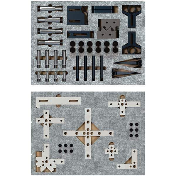 Phillips Precision - CMM Clamps Stud Thread Size: M6 Stud Length (Decimal Inch): 20 - USA Tool & Supply