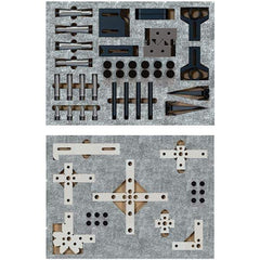 Phillips Precision - CMM Clamps Stud Thread Size: M6 Stud Length (Decimal Inch): 20 - USA Tool & Supply