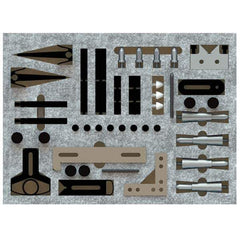 Phillips Precision - CMM Clamps Stud Thread Size: M6 Stud Length (Decimal Inch): 20 - USA Tool & Supply