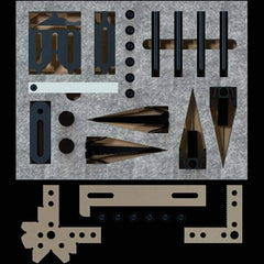 Phillips Precision - CMM Clamps Stud Thread Size: 1/4-20 Stud Length (Decimal Inch): 12 - USA Tool & Supply