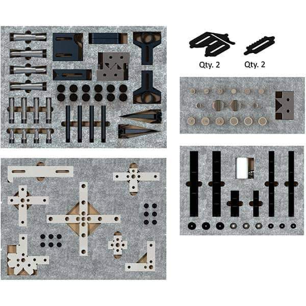 Phillips Precision - CMM Clamps Stud Thread Size: 1/4-20 Stud Length (Decimal Inch): 18 - USA Tool & Supply