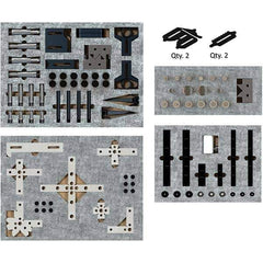 Phillips Precision - CMM Clamps Stud Thread Size: M6 Stud Length (Decimal Inch): 20 - USA Tool & Supply
