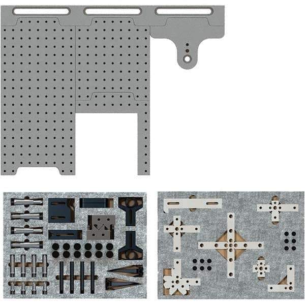 Phillips Precision - CMM Fixtures Type: Fixture Kits & Sets Plate Design: Magnetic - USA Tool & Supply
