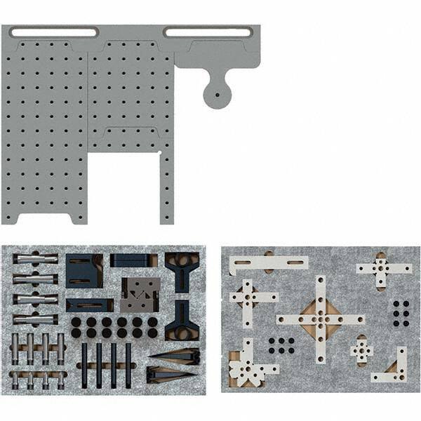 Phillips Precision - CMM Fixtures Type: Fixture Kits & Sets Plate Design: Magnetic - USA Tool & Supply