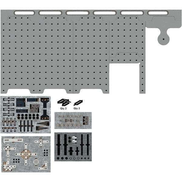Phillips Precision - CMM Fixtures Type: Fixture Kits & Sets Plate Design: Magnetic - USA Tool & Supply