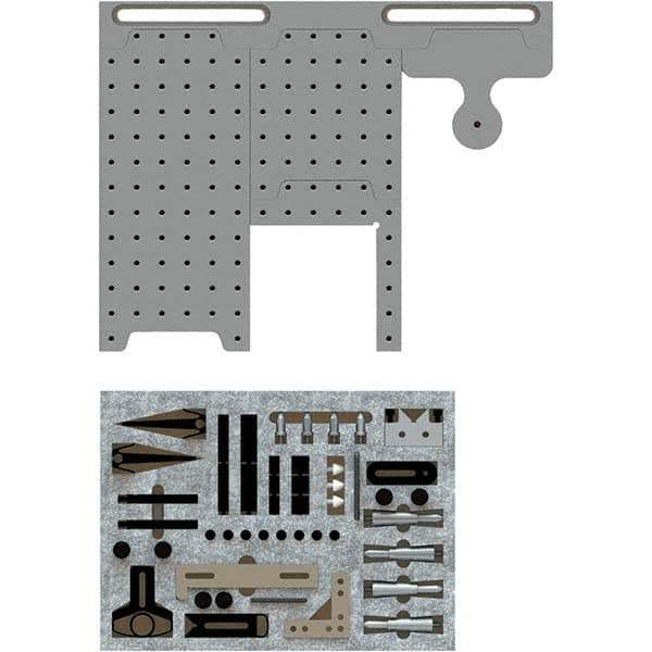 Phillips Precision - CMM Fixtures Type: Fixture Kits & Sets Plate Design: Magnetic - USA Tool & Supply