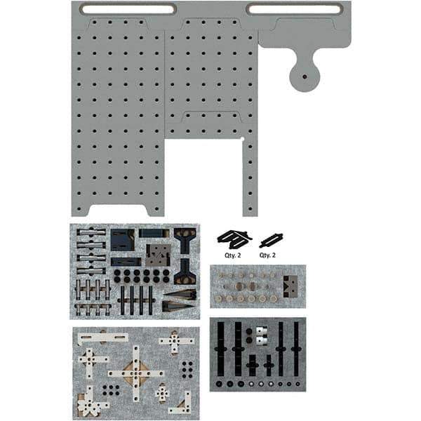 Phillips Precision - CMM Fixtures Type: Fixture Kits & Sets Plate Design: Magnetic - USA Tool & Supply