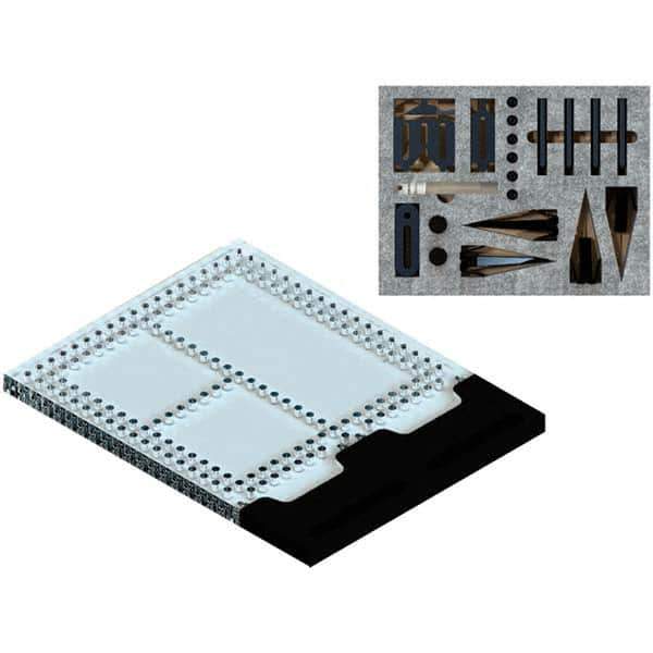 Phillips Precision - CMM Fixtures Type: Fixture Kits & Sets Plate Design: Magnetic - USA Tool & Supply