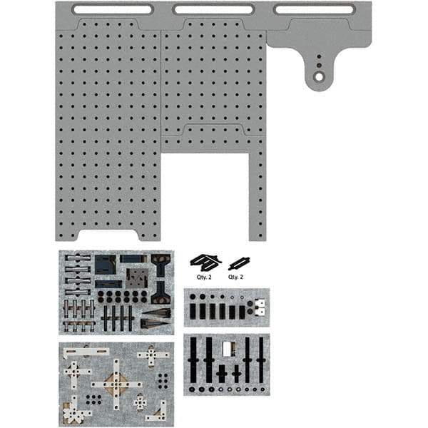 Phillips Precision - CMM Fixtures Type: Fixture Kits & Sets Plate Design: Magnetic - USA Tool & Supply