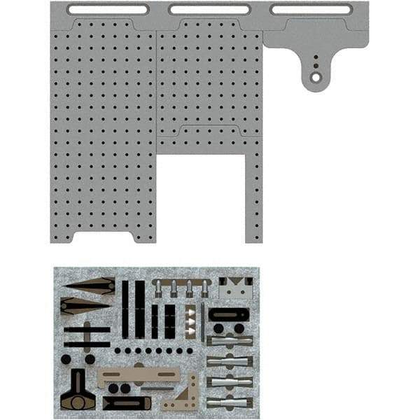 Phillips Precision - CMM Fixtures Type: Fixture Kits & Sets Plate Design: Magnetic - USA Tool & Supply