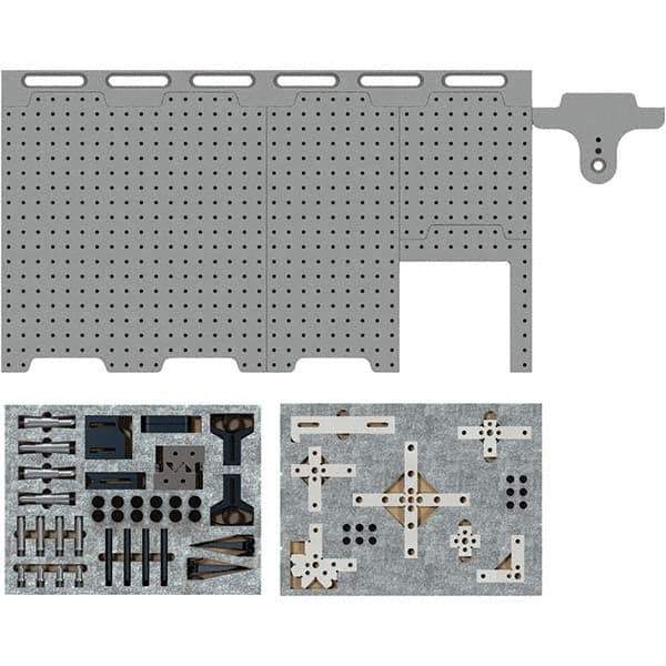 Phillips Precision - CMM Fixtures Type: Fixture Kits & Sets Plate Design: Magnetic - USA Tool & Supply