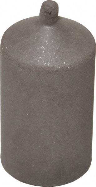 Cratex - 1" Max Diam x 1-3/4" Long, Cone, Rubberized Point - Medium Grade, Silicon Carbide, 1/4" Arbor Hole, Unmounted - USA Tool & Supply