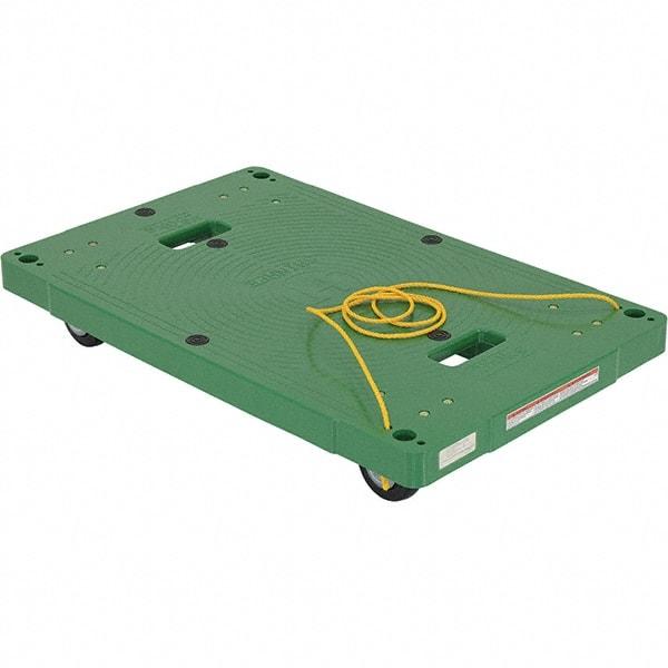 Vestil - 500 Lb Capacity Plastic Dolly - 33" Long x 21" Wide - USA Tool & Supply