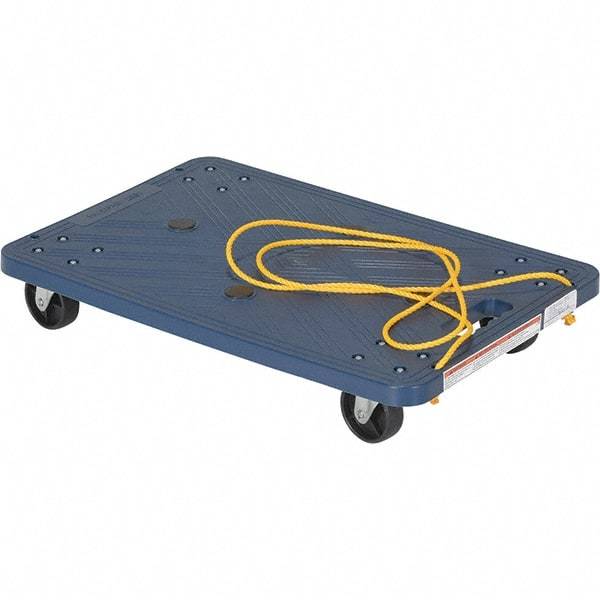 Vestil - 220 Lb Capacity Plastic Dolly - 24" Long x 16" Wide - USA Tool & Supply