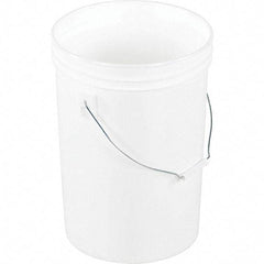 Vestil - Buckets & Pails Capacity: 6 Gal Body Material: Plastic - USA Tool & Supply