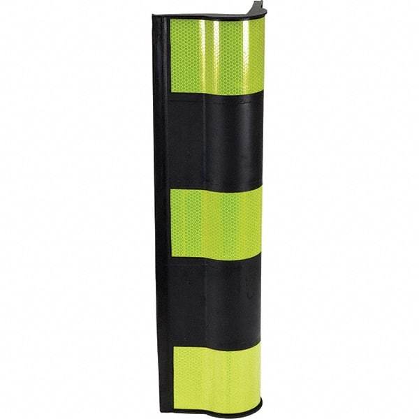 Vestil - Rubber Corner Protectors - Yellow/Black - USA Tool & Supply