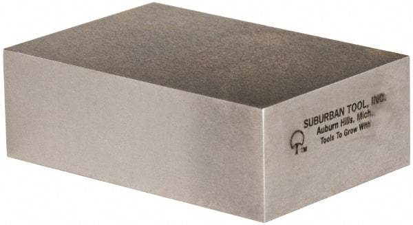 Suburban Tool - 0.0002 Squareness Per Inch, Hardened Steel, 1-2-3 Block Setup Block - Sold As Individual - USA Tool & Supply