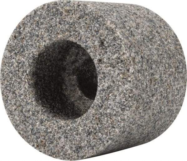 Norton - 60 Grit Aluminum Oxide Type 5 Internal Grinding Wheel - 1-1/4" Diam x 3/8" Hole x 1" Thick, 25,975 Max RPM, Type 5 Medium Grade, K Hardness, Vitrified Bond, One-Side Recess - USA Tool & Supply