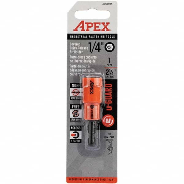 Apex - 1/4" Hex Quick Release Bit Holder - USA Tool & Supply