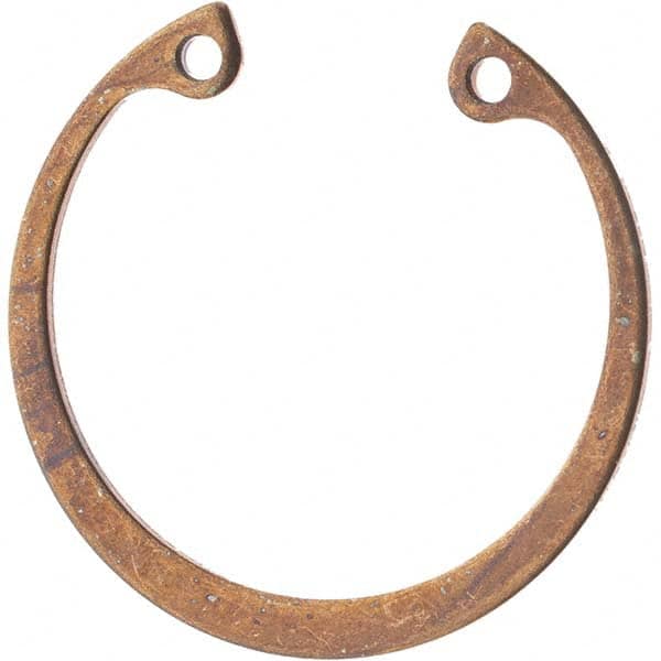 Rotor Clip - 1-9/16" Bore Diam, Beryllium Copper Internal Snap Retaining Ring - USA Tool & Supply