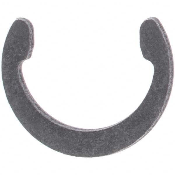 Rotor Clip - 7/8" Shaft Diam, 0.789" Groove Diam, Spring Steel External C Style Retaining Ring - USA Tool & Supply