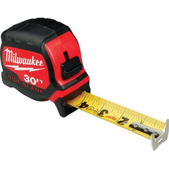 Milwaukee Tool - 30' x 1-5/16" Yellow/Black Blade Tape Measure - USA Tool & Supply