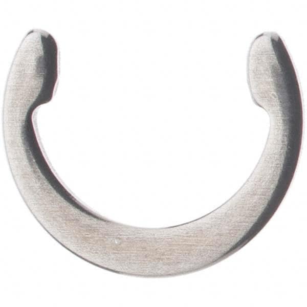 Rotor Clip - 3/16" Shaft Diam, 0.165" Groove Diam, Stainless Steel External C Style Retaining Ring - USA Tool & Supply