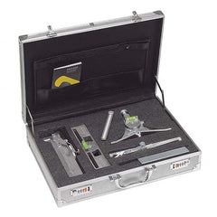 Jackson Safety - Layout & Setup Kits Type: Accessory Kit Contents: #1 Curvo-Mark Marker; #7 Centering Head; #8 Pro-Mag Level; Standard Radius Marker; Square Soap Stone & Holder; Loackable Metal Carrying Case - USA Tool & Supply