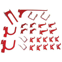 Wall Control - Pegboard Hook Sets For Use With: Any Wall Control Broad & Industrial Pegboard Contents: (26) Assorted Slotted Pegboard Hooks & Brackets - USA Tool & Supply