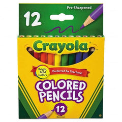 Crayola - Pens & Pencils Type: Colored Pencil Color: Assorted - USA Tool & Supply