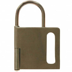 Brady - Lockout Hasps Hasp Type: Hinged Jaw Type: Single Jaw - USA Tool & Supply