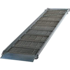 Vestil - 85" Long x 36" Wide, Aluminum Walk Ramp - 2,800 Lb Load Limit - USA Tool & Supply