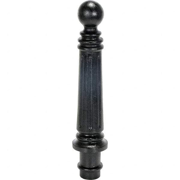 Vestil - 5" Diam x 28" High, Black Iron Bollard - USA Tool & Supply