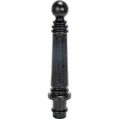 Vestil - 5" Diam x 28" High, Black Iron Bollard - USA Tool & Supply