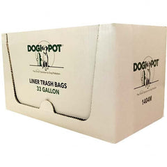 DOGIPOT - 1 25-Piece 33 Gal HDPE Plastic Trash Bags/Liners - USA Tool & Supply