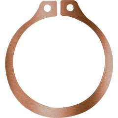 External Retaining Rings; Ring Type: SH Style; Groove Diameter: .175; Groove Diameter Tolerance: +/-0.0015; Free Diameter: .168; Free Outside Diameter: 0; Material: Beryllium Copper; Material: Beryllium Copper; Groove Width Tolerance: +0.002/-0.000; Groov