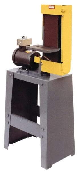 Kalamazoo - 48 Inch Long x 6 Inch Wide Belt Sanding Machine - 3,500 Ft./min Belt Speed, 3 Hp, Three Phase - USA Tool & Supply