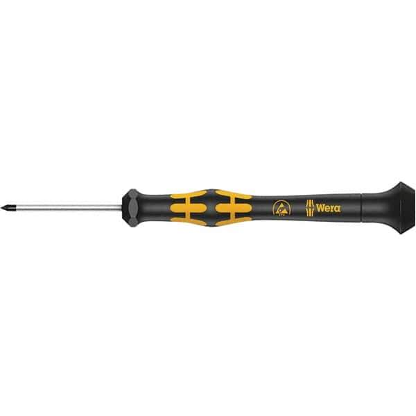 Wera - 1-47/64" Blade Length Microstix Screwdriver - 137mm OAL - USA Tool & Supply