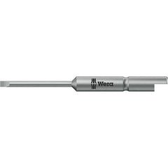 Wera - Slotted Screwdriver Bits Reversible: Reversible Blade Width (mm): 2.50 - USA Tool & Supply