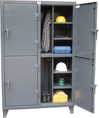 Strong Hold - 6 Door, 2 Tier, Storage Cabinets & Lockers - USA Tool & Supply