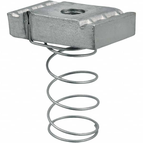 Thomas & Betts - Framing Channel & Strut Accessories Type: Spring Strut Nut For Use With: 1-1/2" Deep Channels - USA Tool & Supply