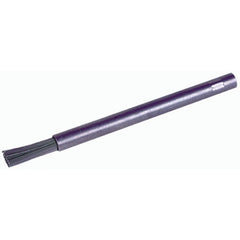 1/4″ Dia Pencil End Brush, .0104″ Stainless Steel Wire Fill, 3/4″ Trim Length, 3-3/4″ Overall Length - USA Tool & Supply